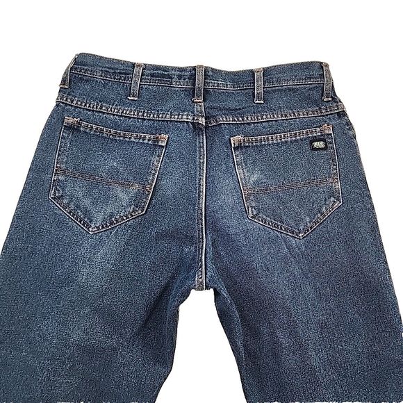 Key Jeans Mens 36 x 31 Blue American Workwear Denim Relaxed Straight - Picture 4 of 10